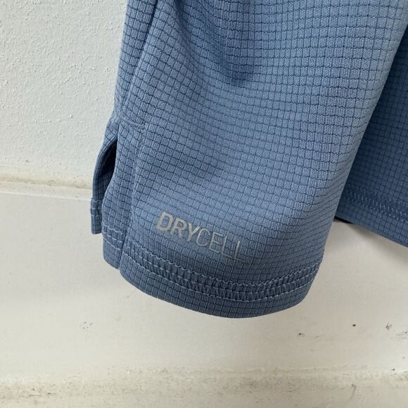 PUMA Gym Work Out Sporty Short Sleeve Athletic Textured T -Shirt Blue XXL NEW - Picture 5 of 12